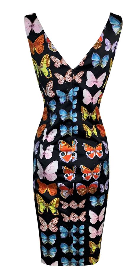 vintage versace butterfly dress|Versace butterfly dressbarn.